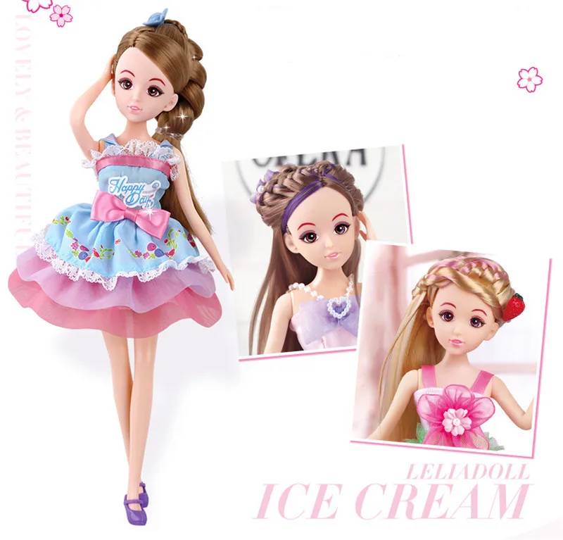 1 шт. kawaii Lelia куклы модные куклы для девочек игрушки шарниры могут быть согнуты милый подарок коробка игрушка для девочек Дети подарки на день рождения