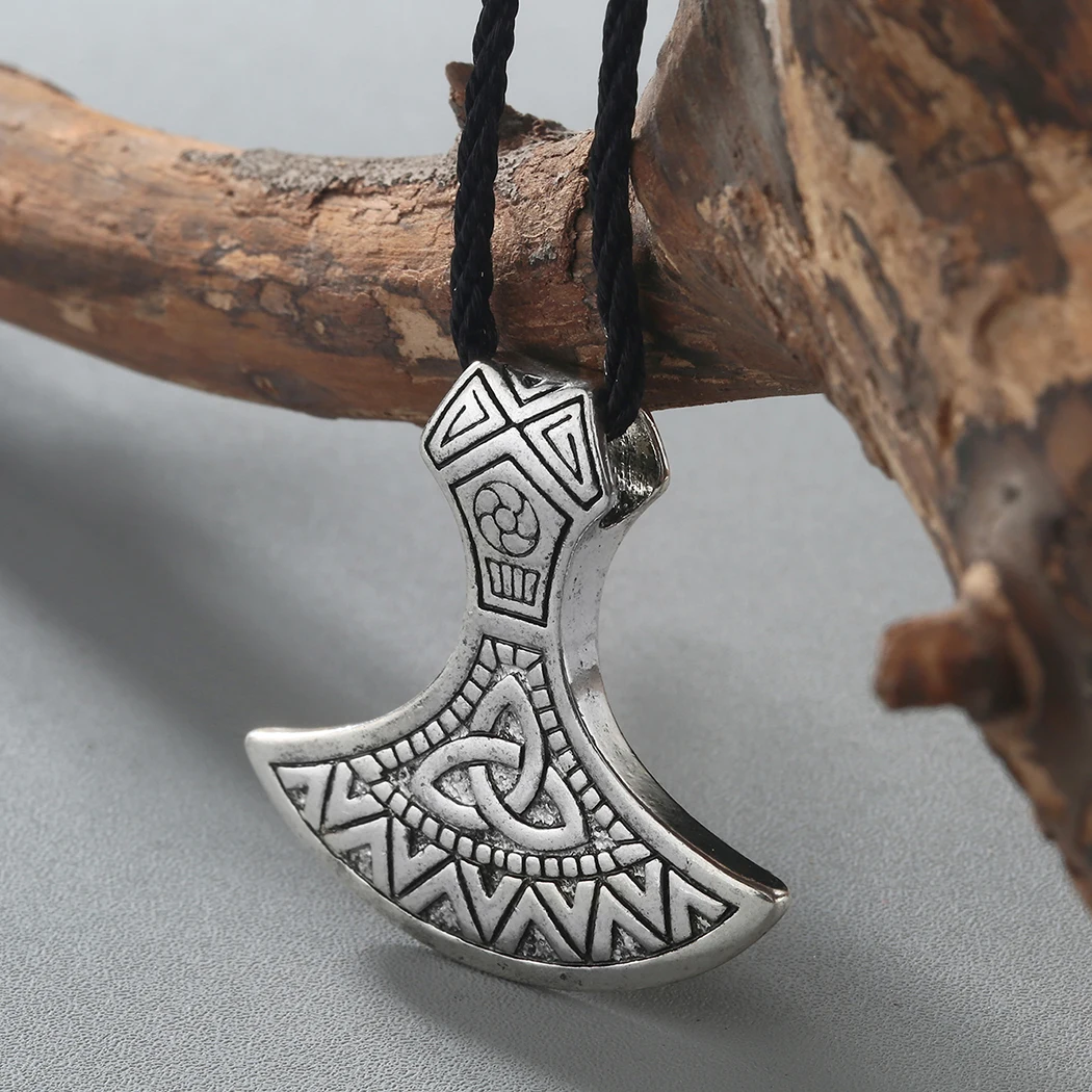 Подвеска в виде топора Cxwind Thor Hammer ювелирное изделие Valknut Odin ожерелье с символом