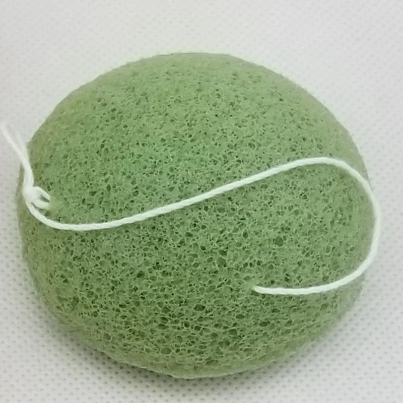Мягкая чистка лица Pad Puff природных Konjac Конняку спонжи для макияжа Экологичные Умывания Очищающий Губка очищающее средство для кожи