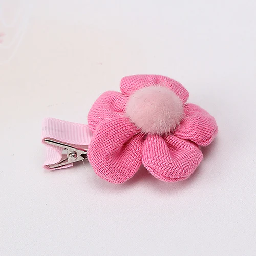 Rose Red Barrettes M MISM 1 шт. резинки для волос с цветами для девочек заколки для волос для детей эластичные аксессуары ленты для волос для девочек - Цвет: Rose Red Barrettes