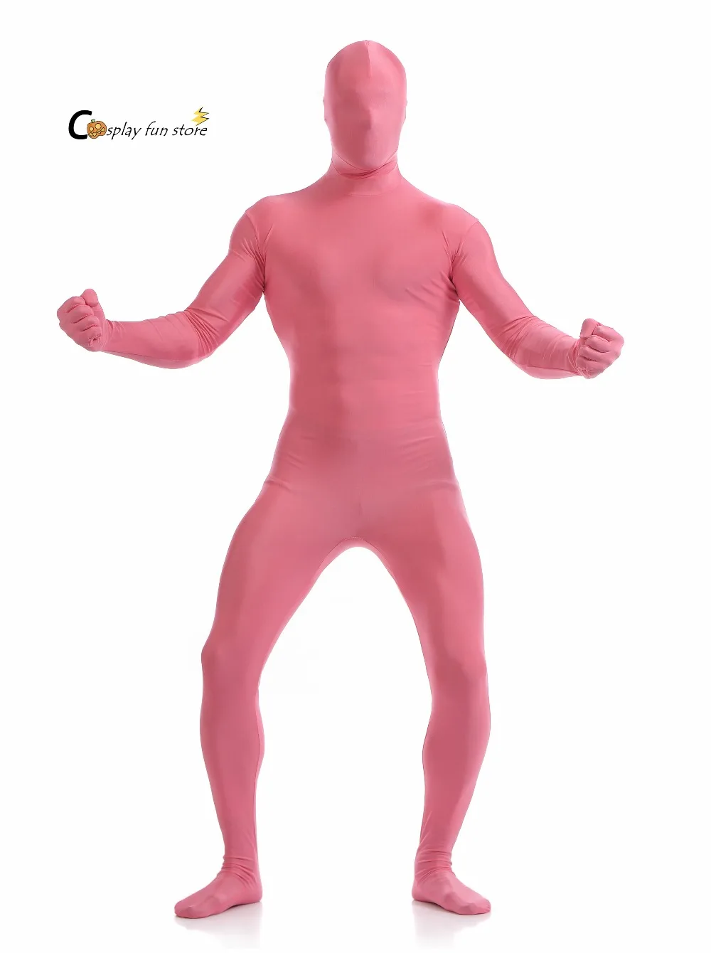 2018 Бесплатная доставка костюм зентай из спандекса и лайкры для взрослых розовые