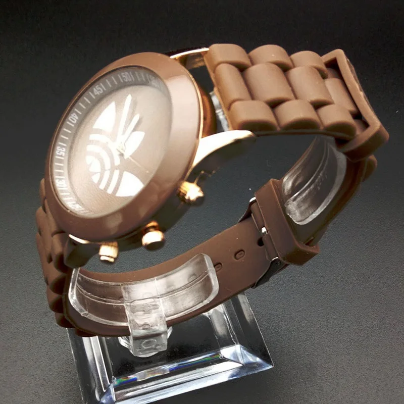 TIke Toke, reloj mujer, роскошные женские часы, модные, дизайн клевера, элегантные, President, силиконовое платье, мужские часы, Relogios Masculino 08