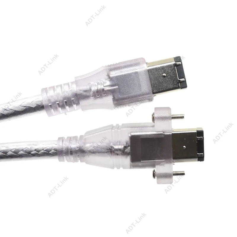 Кабель IEEE1394A 6pin для промышленной камеры с винтовым замком IEEE 1394|Кабели передачи