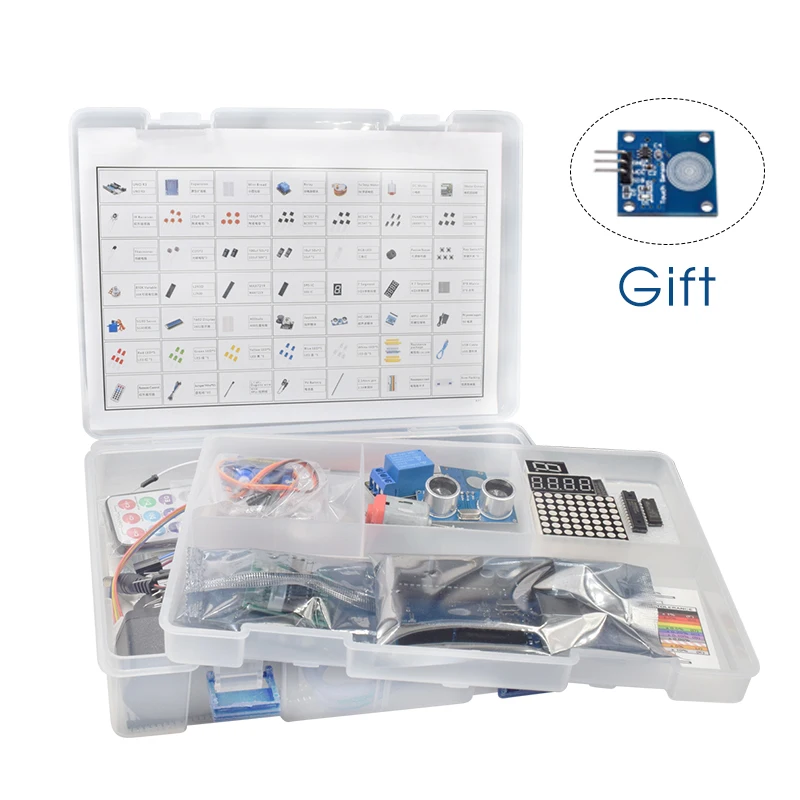 Проект UNO самый полный стартовый комплект для Arduino R3 с блоком питания шаговым