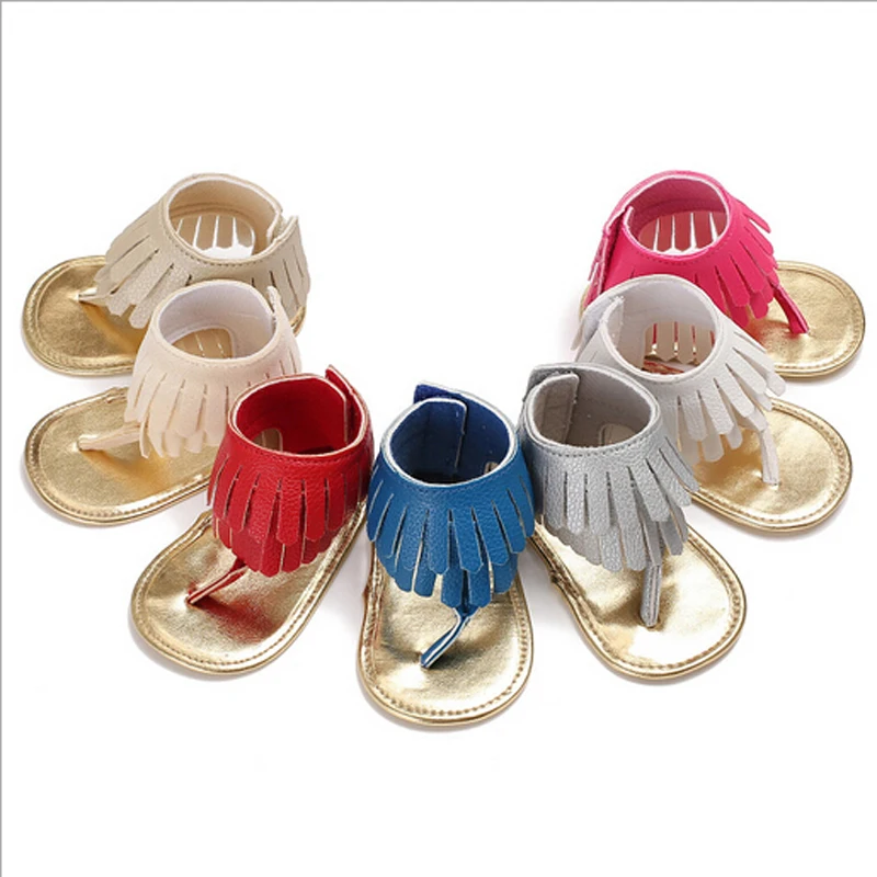 Милые детские сандалии для маленьких девочек нескользящая Летняя обувь с