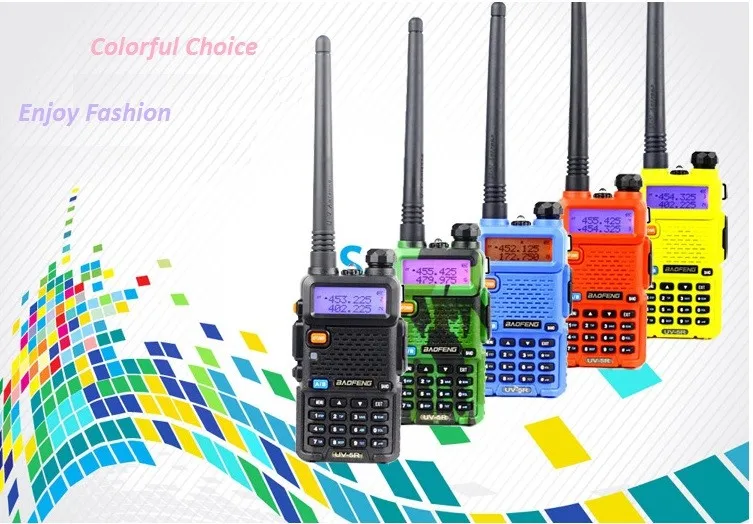 6 шт. Baofeng UV-5R CB радио VOX 10 км портативная рация пара двухстороннее радио коммуникатор для Baofeng полицейское оборудование домофон UV-5R