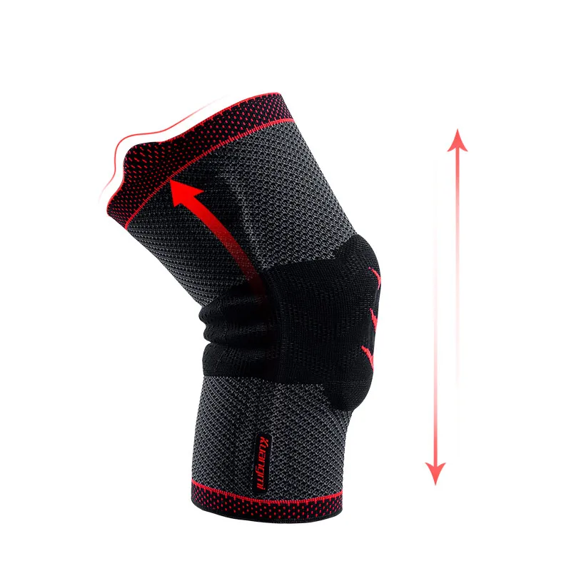 Kuangmi цельнокроеное Платье До Колена поддержка волейбольные наколенники