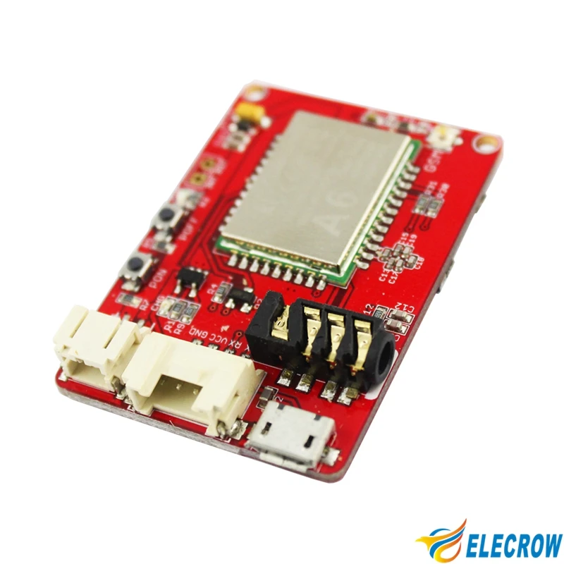 Модуль elerow A6 GPRS GSM для Arduino электроника интегральная схема четырехдиапазонный M2M
