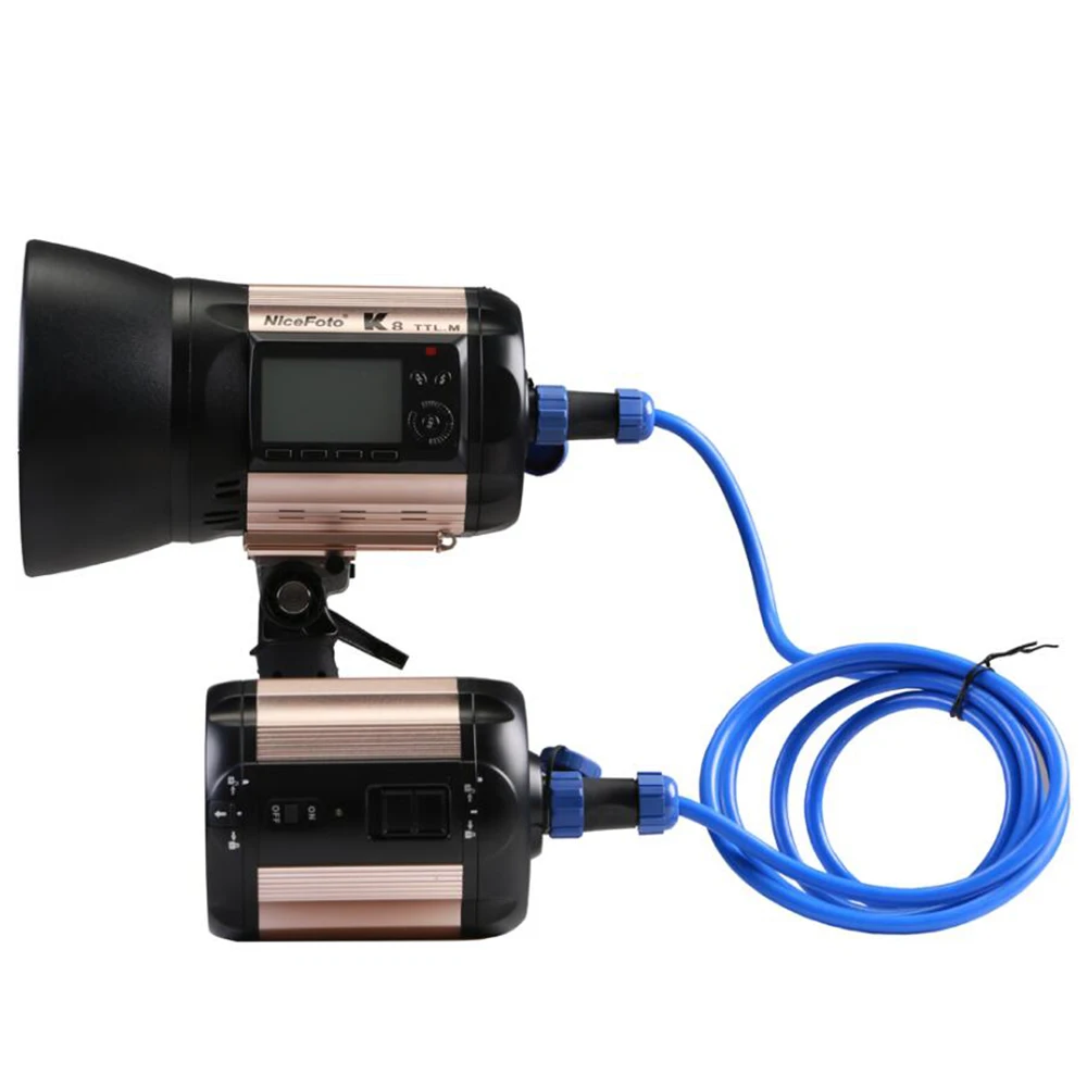 Беспроводная вспышка NiceFoto K8 800Ws GN103 TTL HSS 1/8000 с 2 4 ГГц питанием от батареи 1 8 быстрая