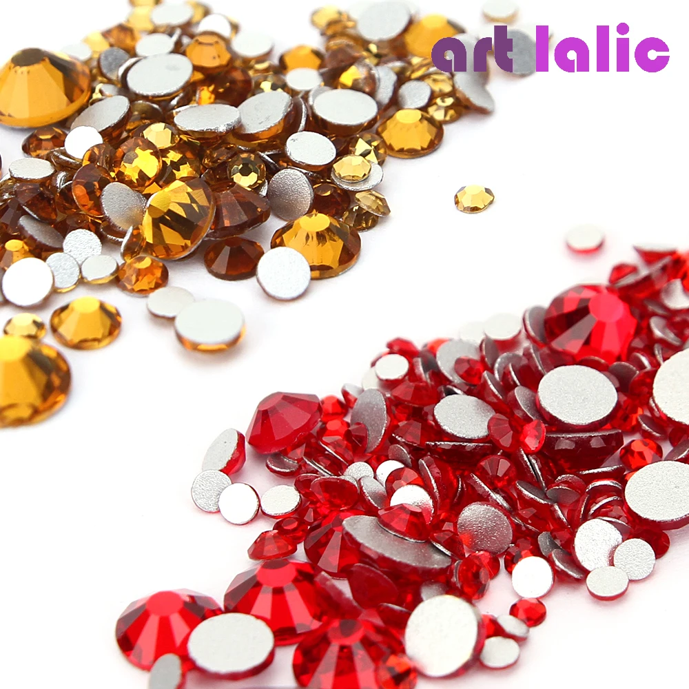 1440 шт./упак. хрустальные стразы наклейки для ногтевого дизайна основание из