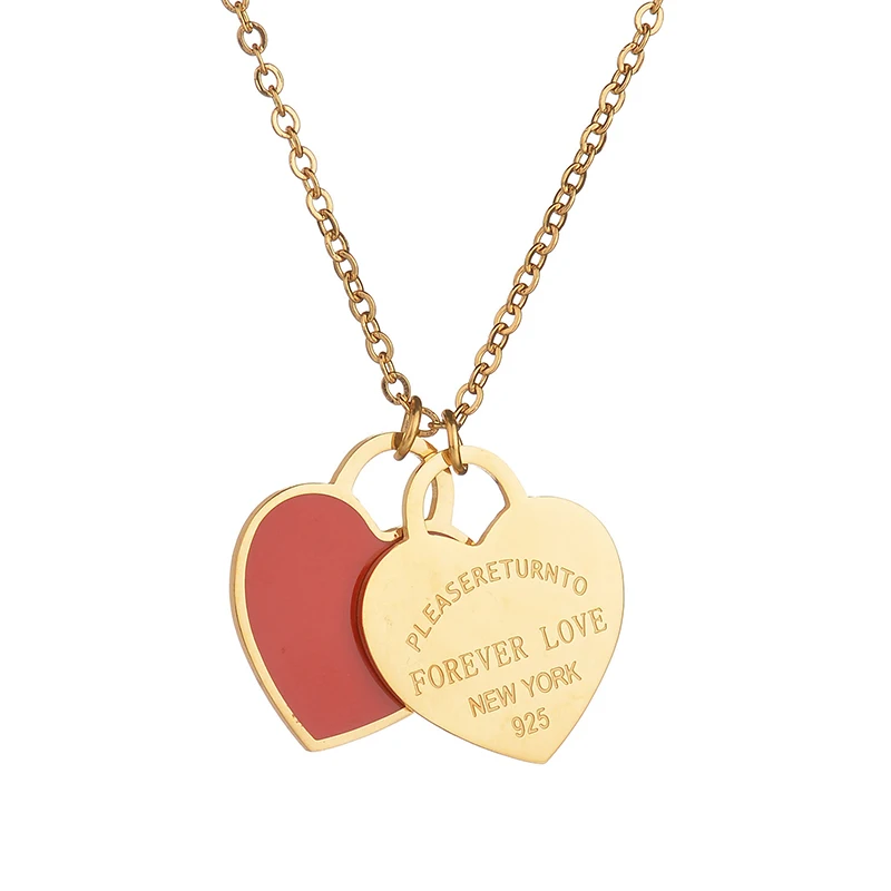 Ожерелье ELSEMODE из нержавеющей стали для женщин и девушек подарочное ювелирное