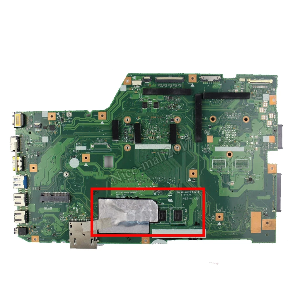 X751MA материнская плата для ноутбука REV2.0 For Asus K751M X751MD X751MJ X752M Тест 100%