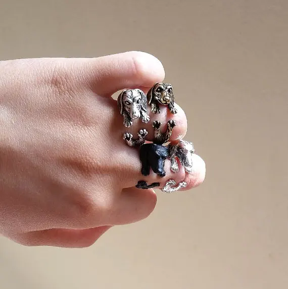 Минимальный 1 шт. Такса Кольцо ремни для собак безопасности животных Античное