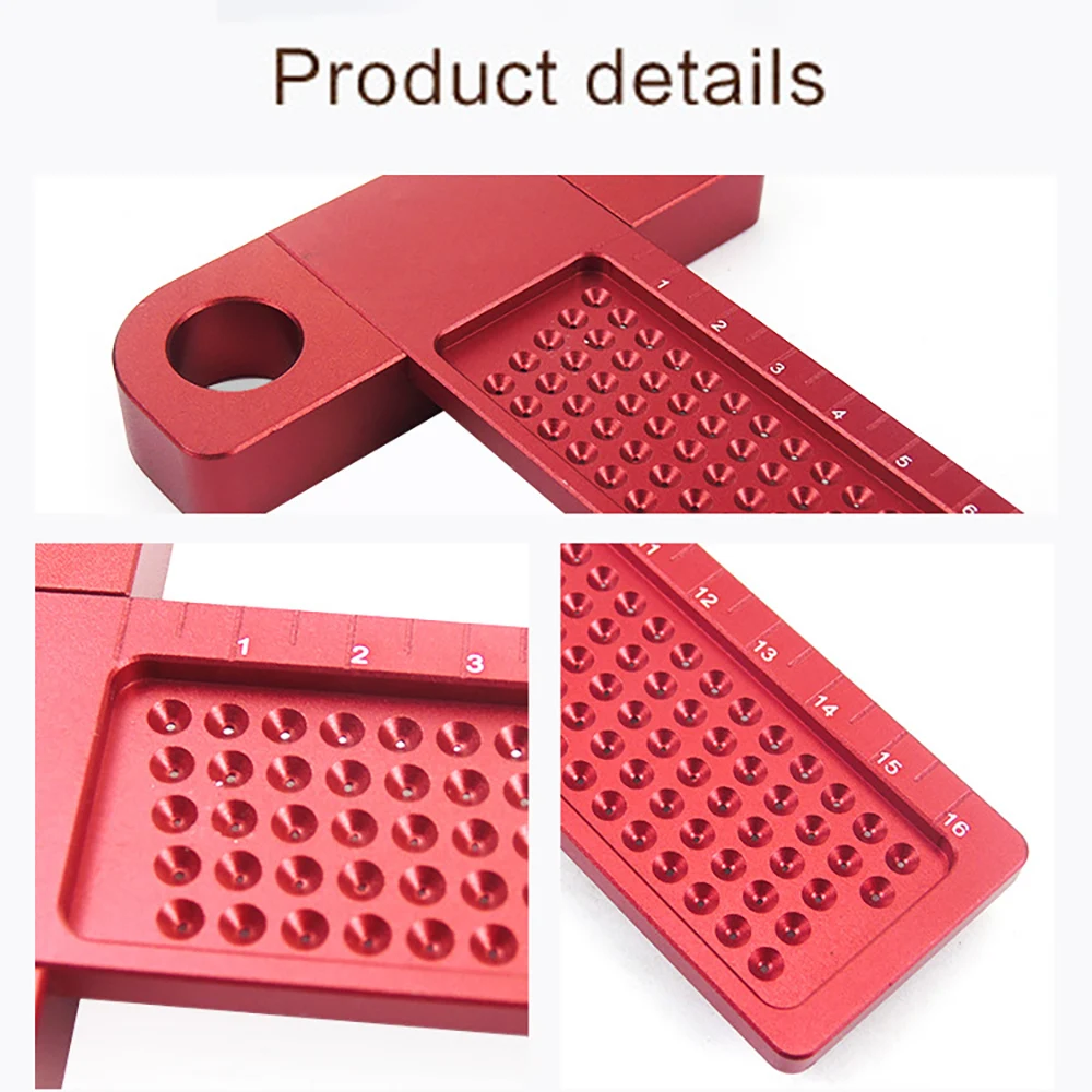 Деревообрабатывающий инструмент линейка для деревообработки из алюминиевого