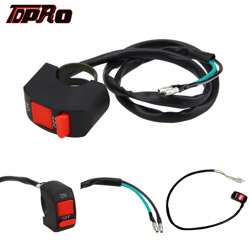 Универсальный кнопочный переключатель на руль мотоцикла 22 мм 7/8&quot|ignition key