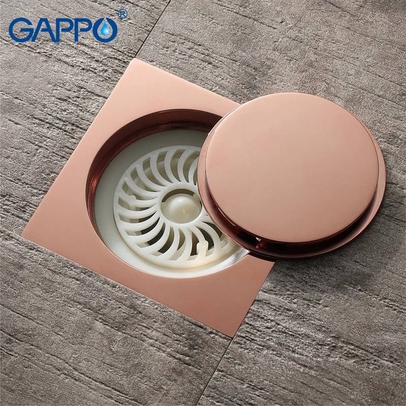 GAPPO дренаж душевой сток в полу квадратный пол крышка невидимые латунные