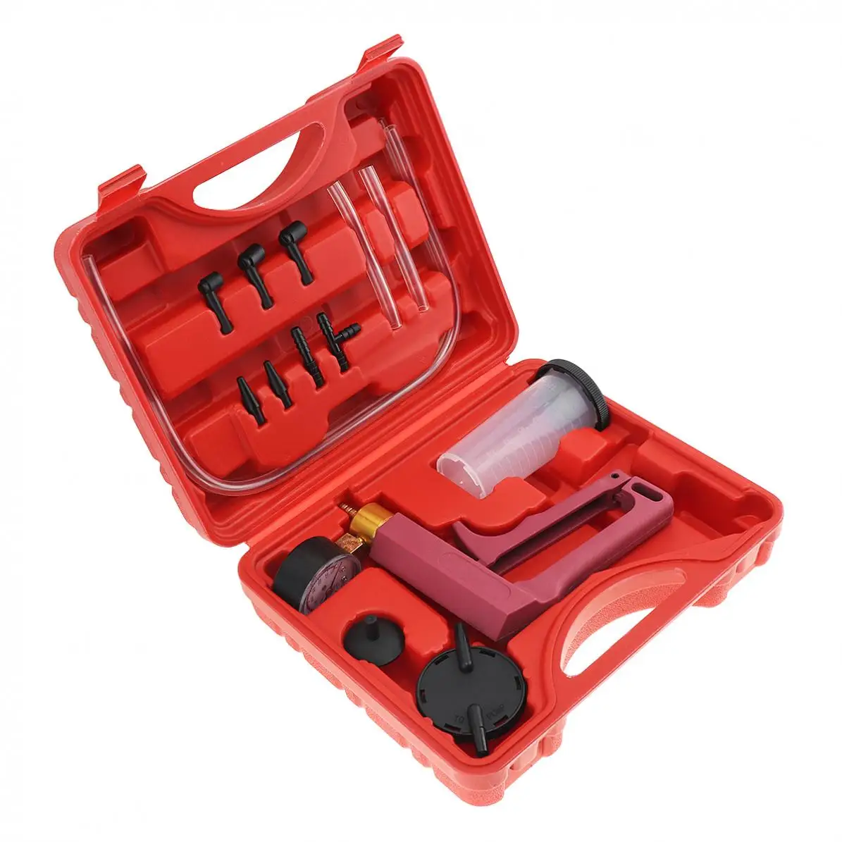 

Портативный сменный ручной вакуумный насос, тормозной тестер, набор с мерной чашкой и шлангом для автомобиля/мотоцикла