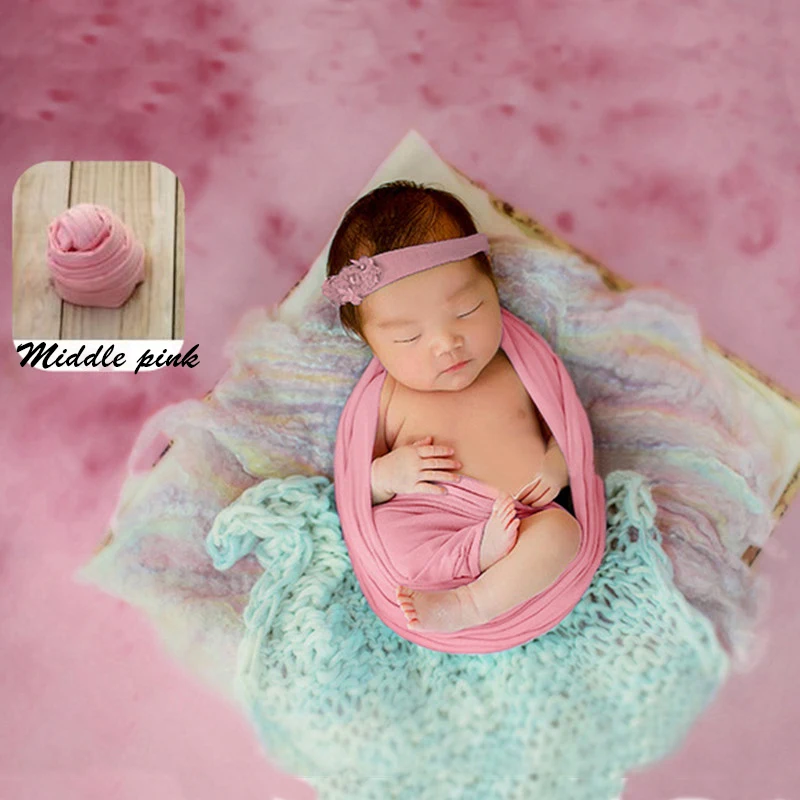 50*180 см эластичное хлопковое детское одеяло реквизит для фотосъемки