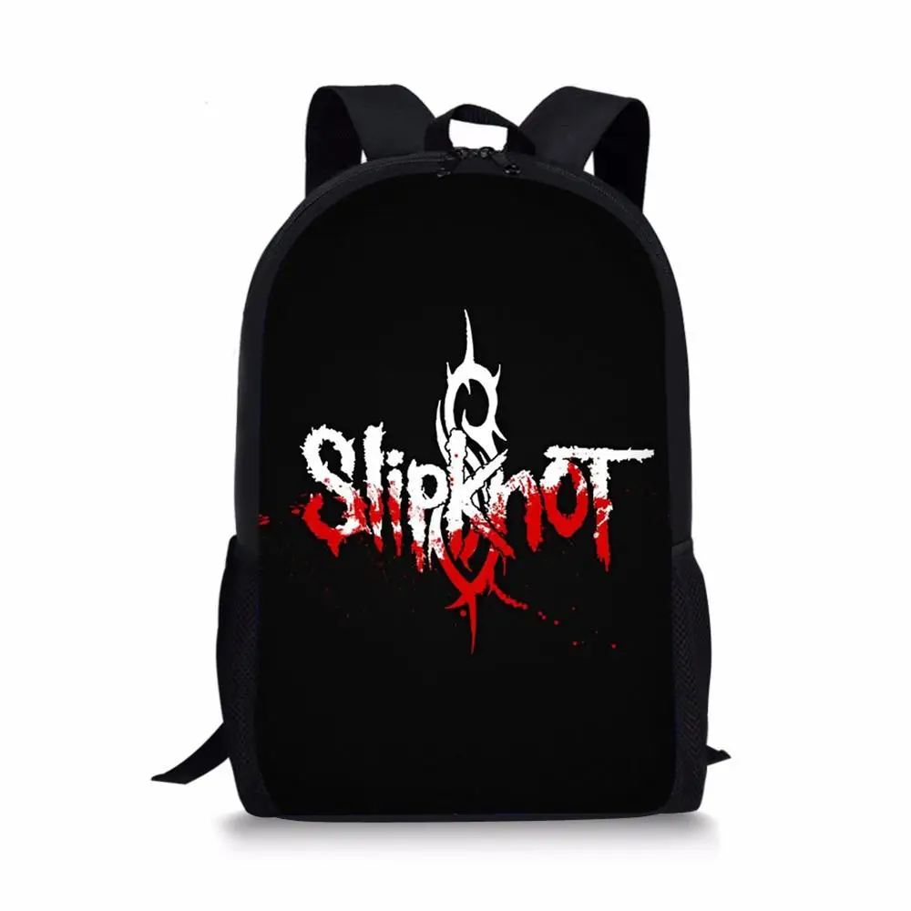 Мультфильм Slipknot печати Школа Книга сумка ортопедические Рюкзаки Дети школьный ранец для обувь мальчиков Подростковая для учебы mochila подарки - Цвет: LMYW324
