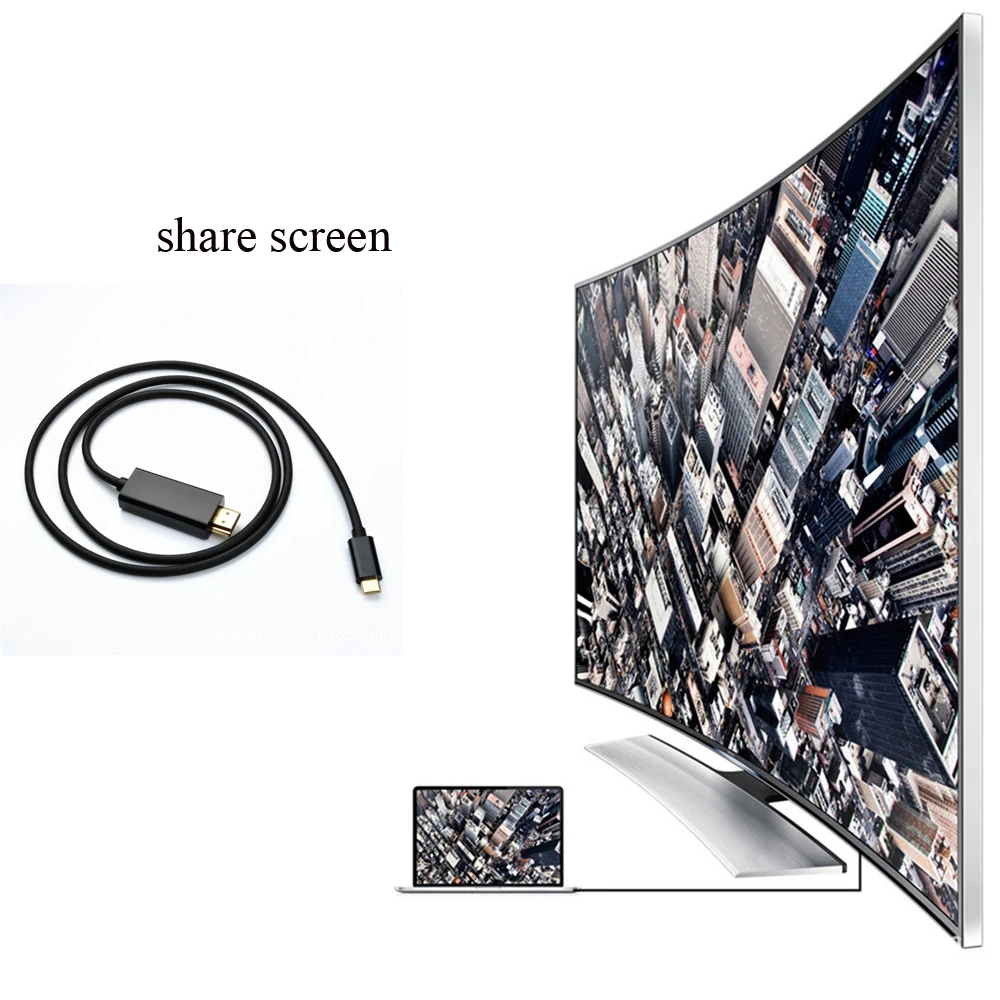 Colohas 1 м 1.8 USB-C 3.1 Тип-C DP режим к HDMI кабель HD 4 К аудио и видео Экран преобразования
