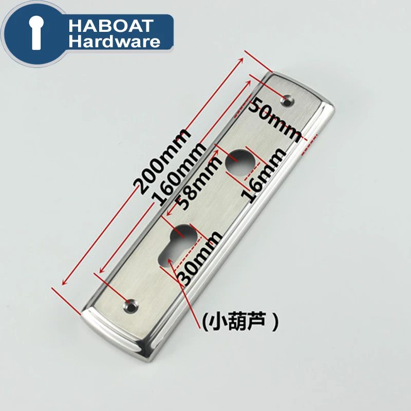 Дверная ручка HA1022 из нержавеющей стали 304 для ворот домашней безопасности 7