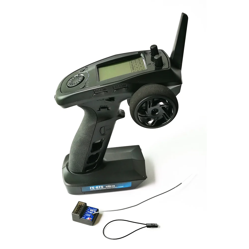 FS-GT5 Flysky 2 4G Transmissor с FS-BS6 6CH 6-канальный приемник embuido girosco Fail для радиоуправляемого