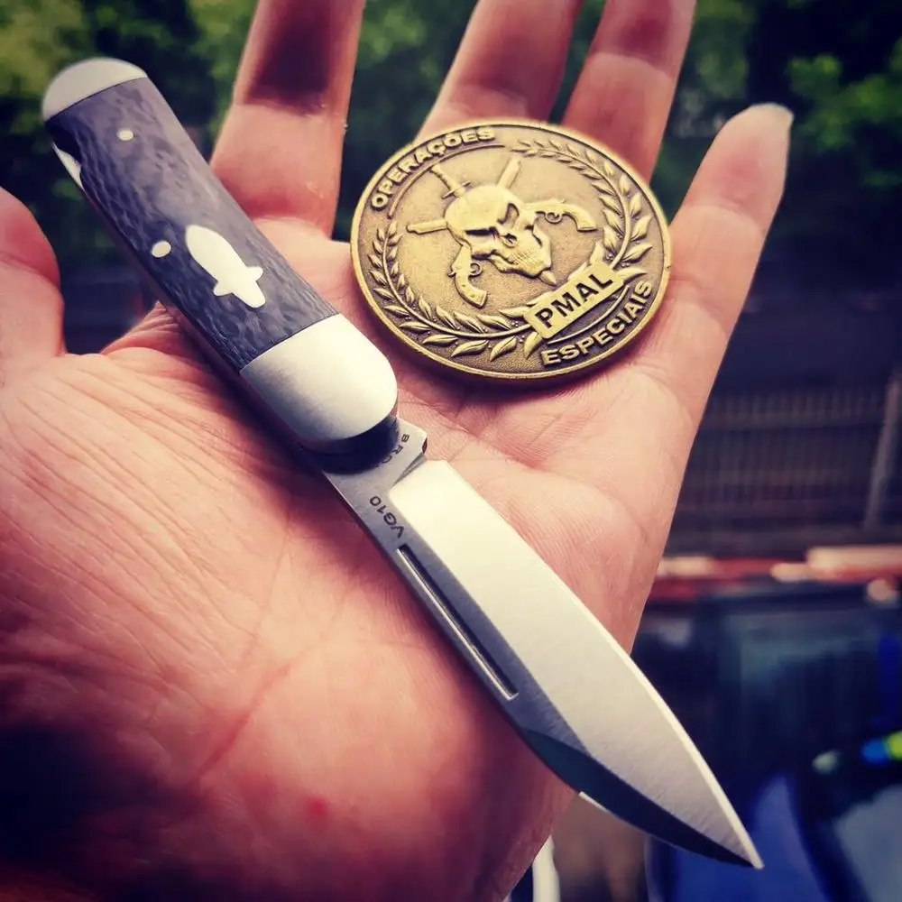[Brother 1503] 60HRC карманный нож, современные складные ножи VG10 из стали, папка из углеродного волокна, тактическая коллекция инструментов для повседневного использования