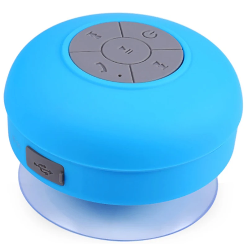 Blue Беспроводной Портативный Bluetooth Динамик Водонепроницаемый синего зуба для душа Динамик для iPhone MP3 Handfree Портативный автомобильный динамик - Цвет: Blue