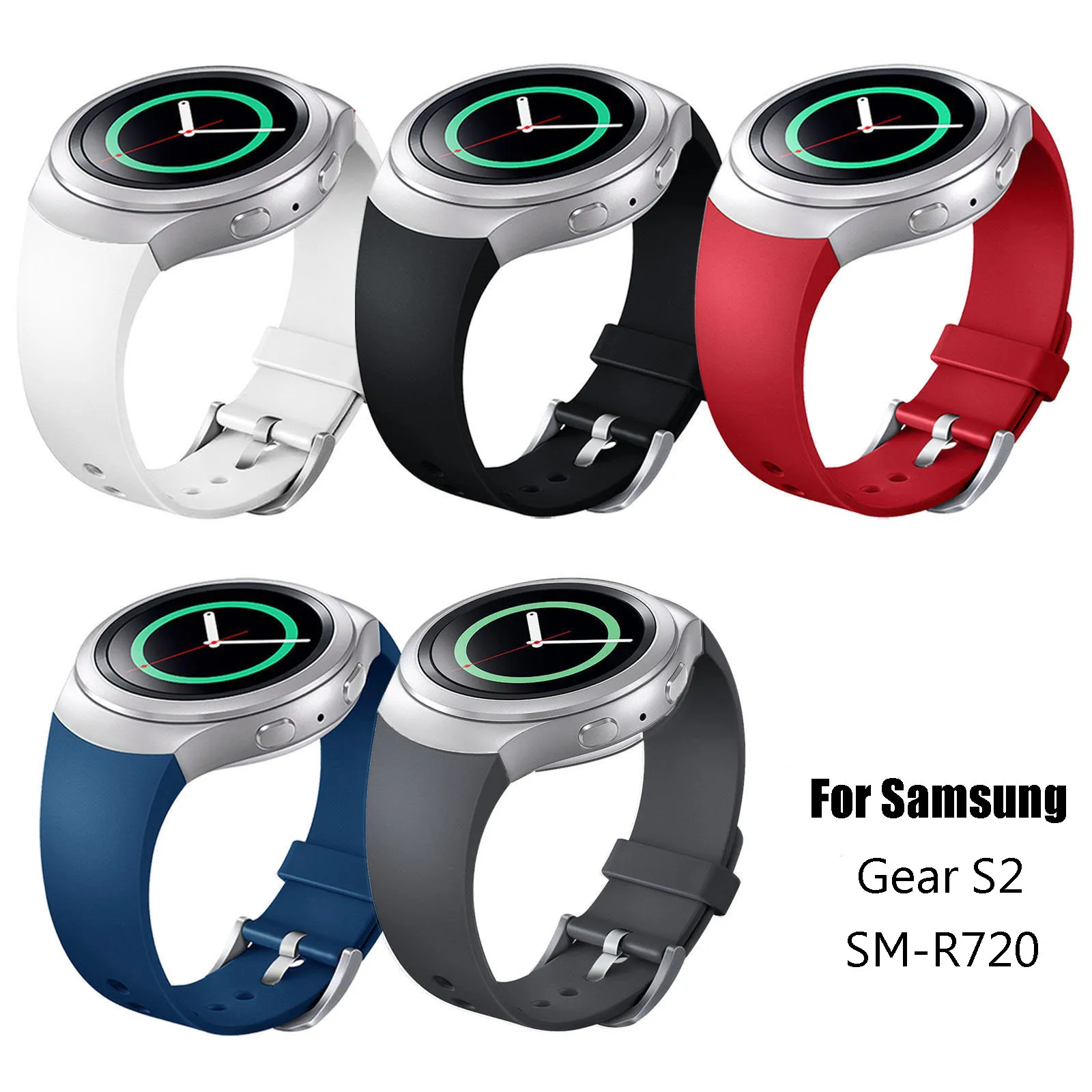 Спорт силиконовой лентой для Smart Samsung Шестерни S2 Смотреть Band стильный мягкий