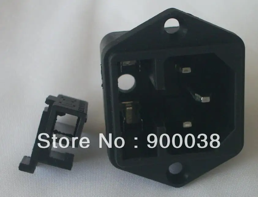 100 шт. розетка переменного тока разъем питания 10 А 250 В с держателем