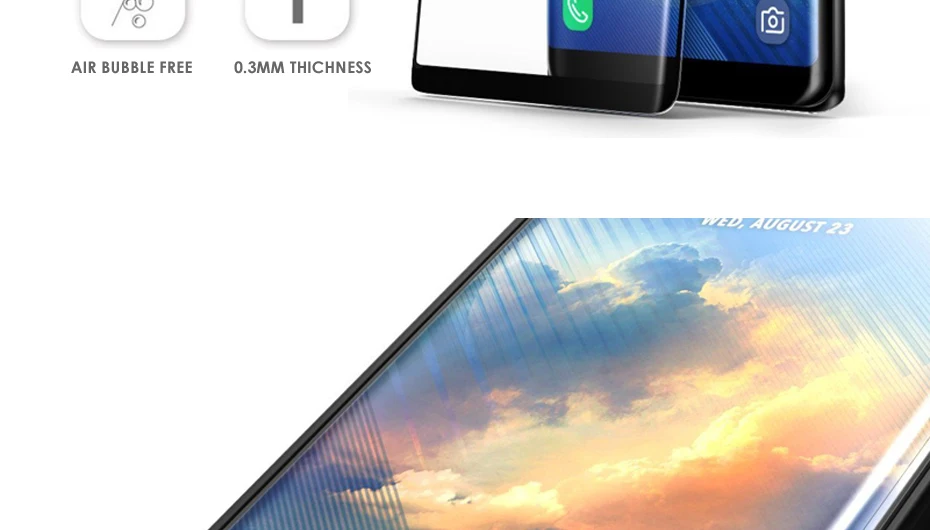 Akcoo Премиум Note 8 Стекло Экран с установкой лоток для samsung Galaxy Note8 закаленное Стекло накладка пленка
