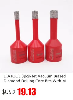 SHDIATOOL 3 шт./компл. 6+ 8+ 10 мм M14 ВАКУУМНОЙ ПАЙКИ Diamond бурения коронки сухой бурения биты отверстие увидел Алмазного Сверла камень
