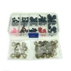 Безопасные глаза из черного пластика для искусственной игрушки, валяния животных