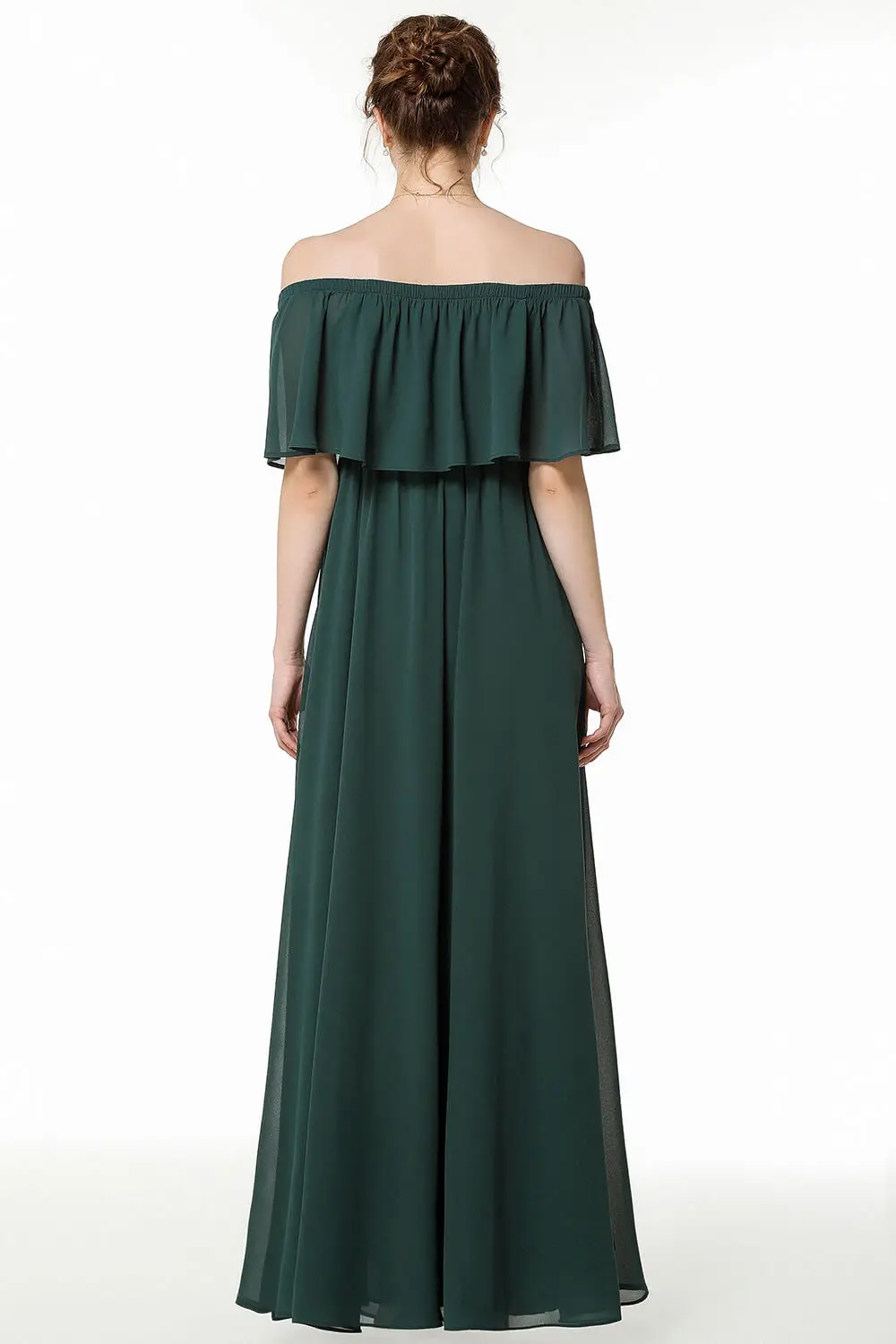 Robe de Soiree пикантная шифоновая без бретелек Вечерние платья Длинные иллюзии с