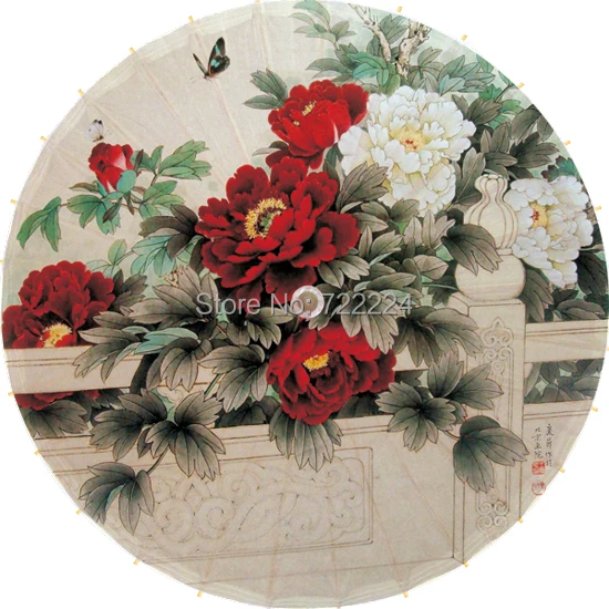 Лидер продаж китайский ручной работы смазанный бумажный зонт-бабочка Летающий в