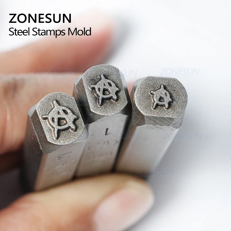 ZONESUN Anarchy Jewelry Stamping Metal Alphabet LOGO Steel Stamps Mold Marking Tool Punch Die For Gold Ring Bracelet Necklace | Дом и сад