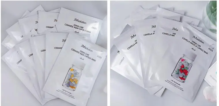 Набор масок для лица JM Solution случайный выбор 7 шт. уход за кожей ампулы с