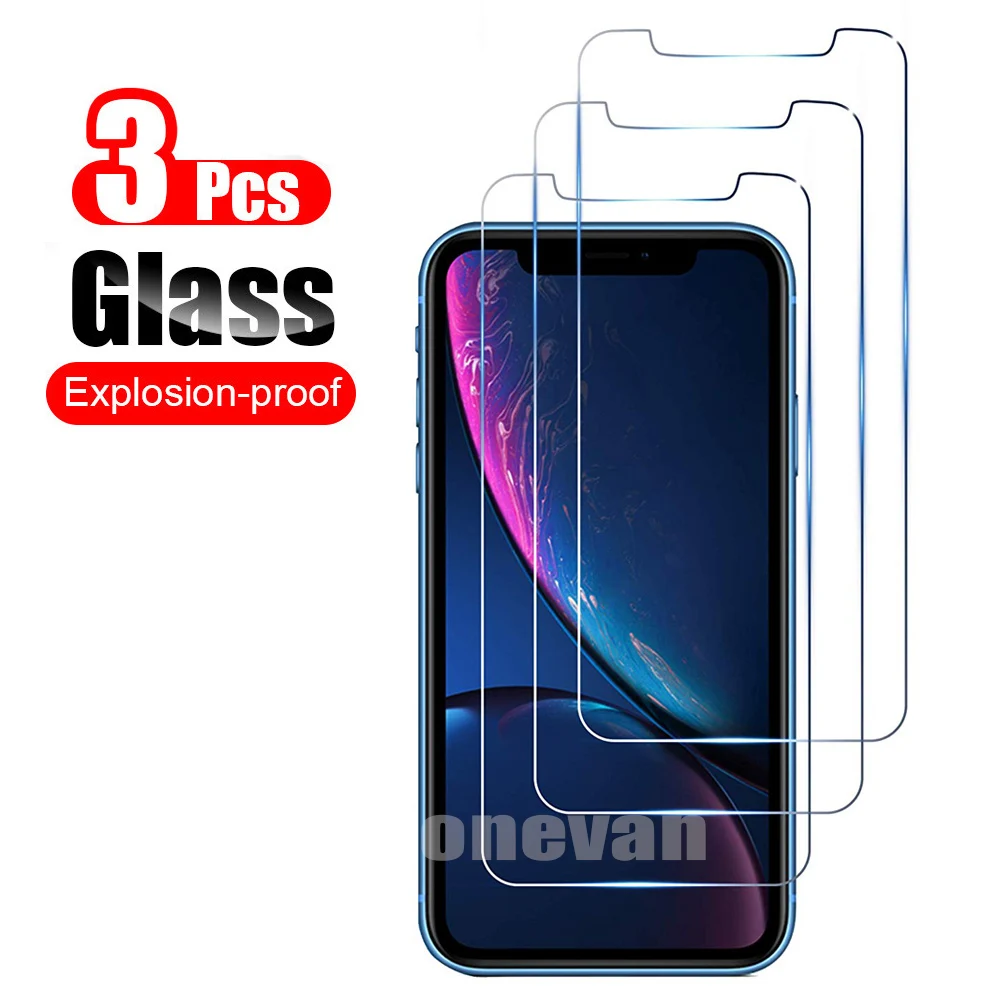 1-3 шт. закаленное Стекло для iPhone X 11 Pro XS и iPhone XS Max XR Экран протектор на iPhone7 7 8 6s 6 плюс защитные Стекло