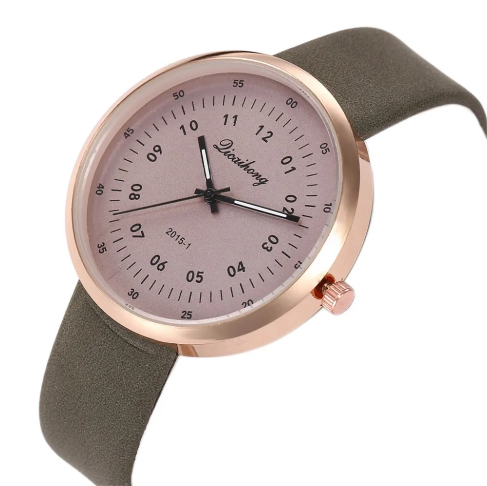 Часы наручные женские кварцевые простые модные креативные с узором под