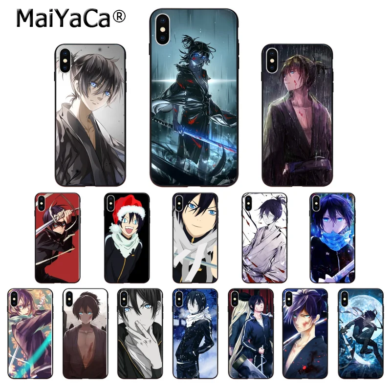 MaiYaCa Noragami yato аниме Силиконовый ТПУ мягкий черный чехол для телефона Apple iPhone 8 7 6 6S