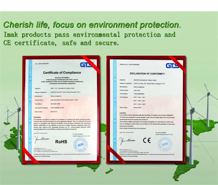 Оригинальное закаленное стекло Imak с полным покрытием|Защитные стёкла и плёнки