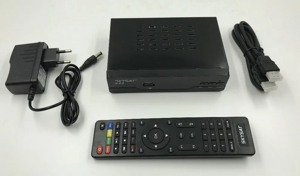 SKYSAT V20 с 2 Гб памяти LAN RJ45 Поддержка Wi Fi ACM cccamd Newcamd IPTV m3u Xtream коды Youtube Авто Powervu Biss H.265