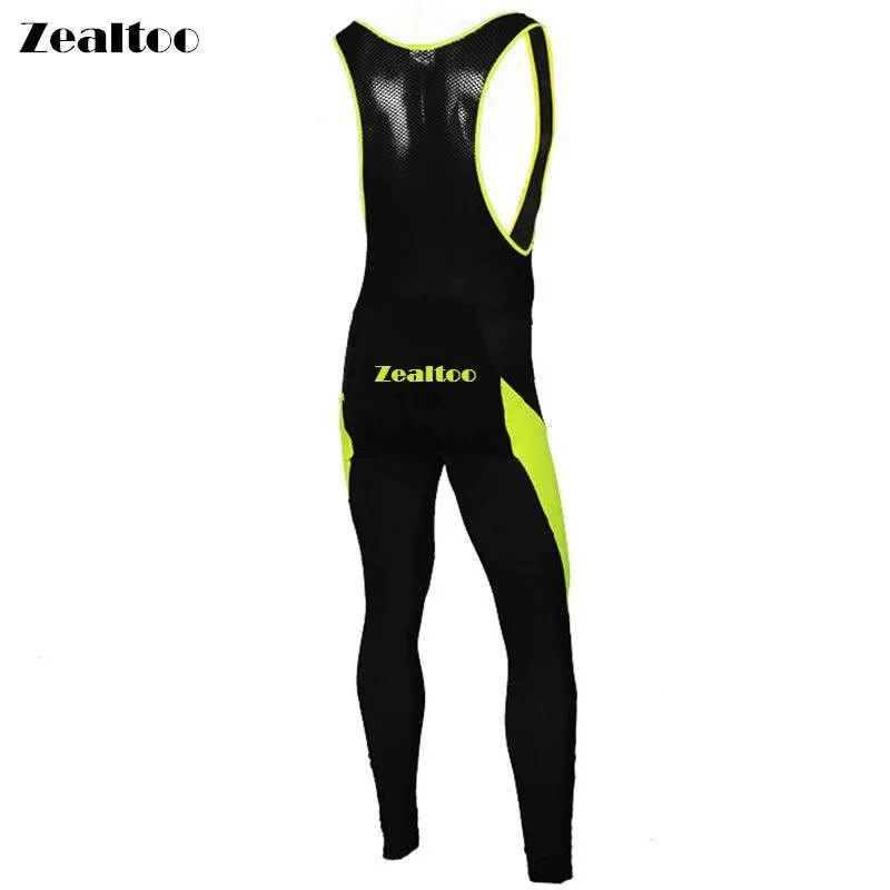 

Zealtoo Winter Thermal Fleece Cycling Long Bicycle Bib PantsGel Pad Bike Bib Tights Mtb Men culote ciclismo hombre gel invierno