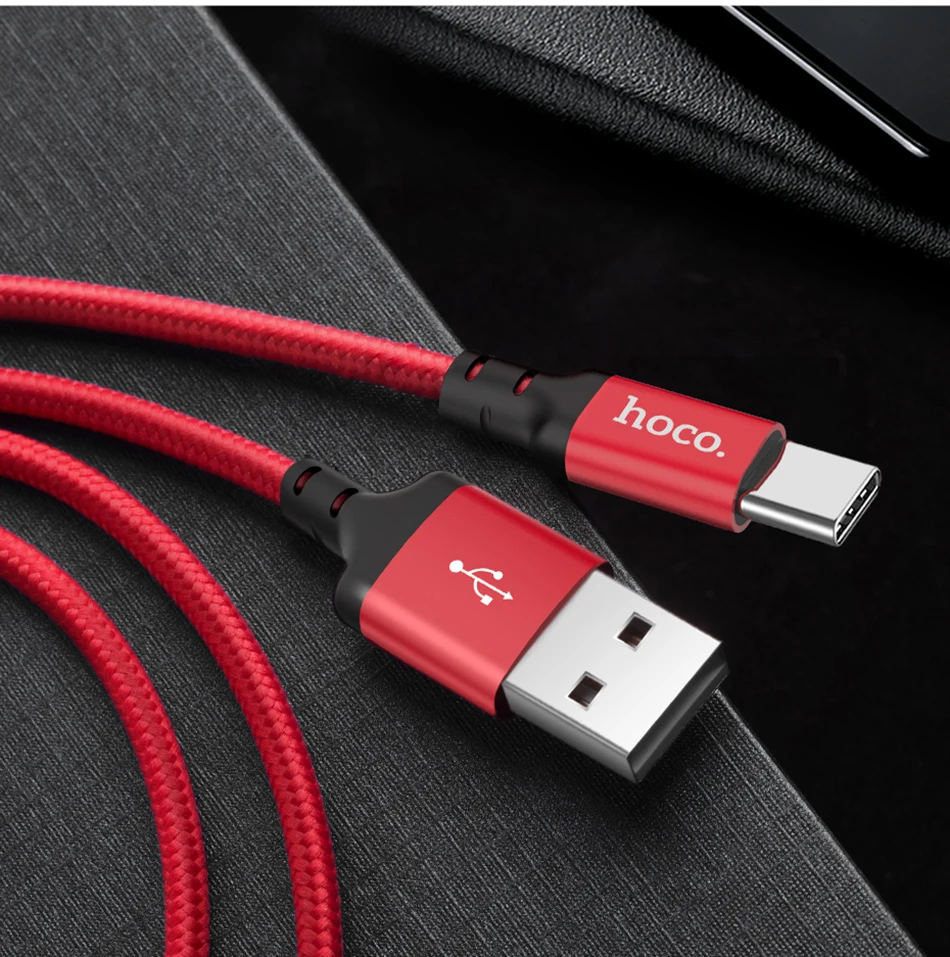 HOCO usb type C кабель 2A USB C кабель для быстрой зарядки кабель для передачи данных type-C USB зарядный кабель для Galaxy S8 Plus Xiaomi 6 Mi5