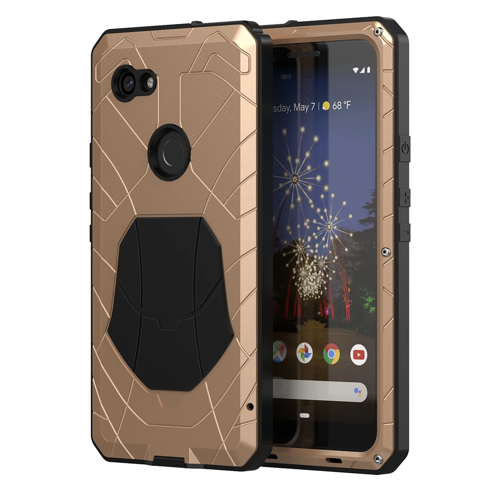 Для Google Pixel 3A 3A XL чехол жесткий алюминиевый металлический Закаленное стекло Защитная крышка для Google Pixel 4 4XL защитный чехол