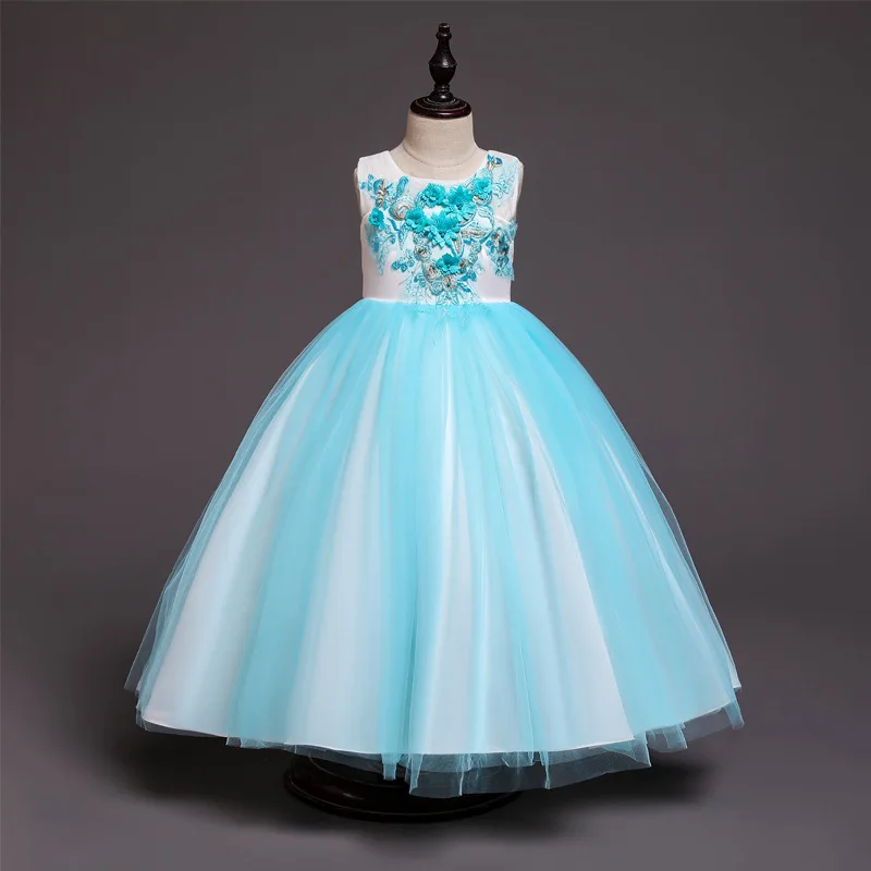 

Kids Mesh Dresses for Girls Princess Dress Toddler Girl Clothes Birthday Party Long Costume for 3-12 Yrs Girls Fantasy Dresses