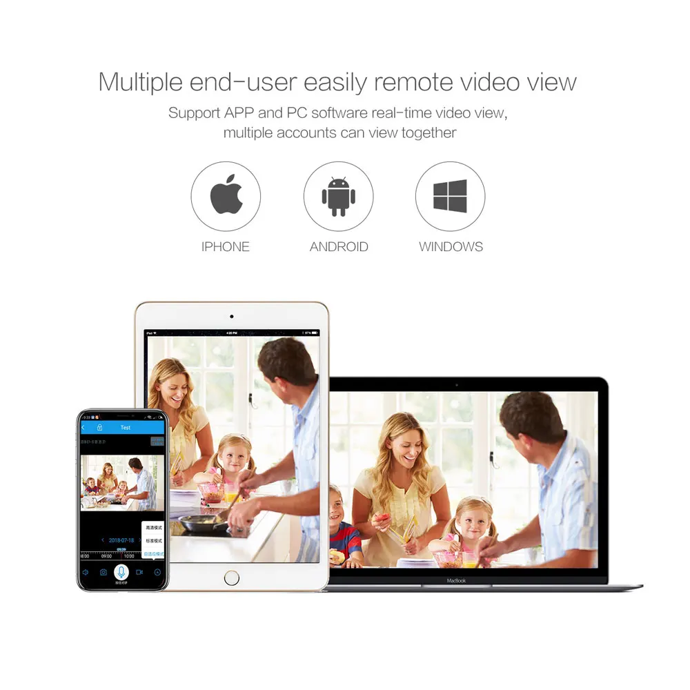 Домашняя камера видеонаблюдения hkixdista HD 1080P Wi Fi IP ночное видение радионяня