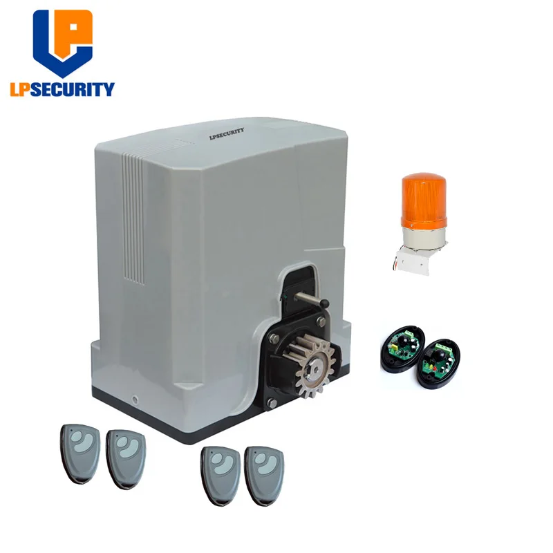 kit5 LPSECURITY хорошее качество 600KGS DC 24V Foresee раздвижные ворота открывалка механизм дистанционного управления слайд ворота оператора - Цвет: kit5
