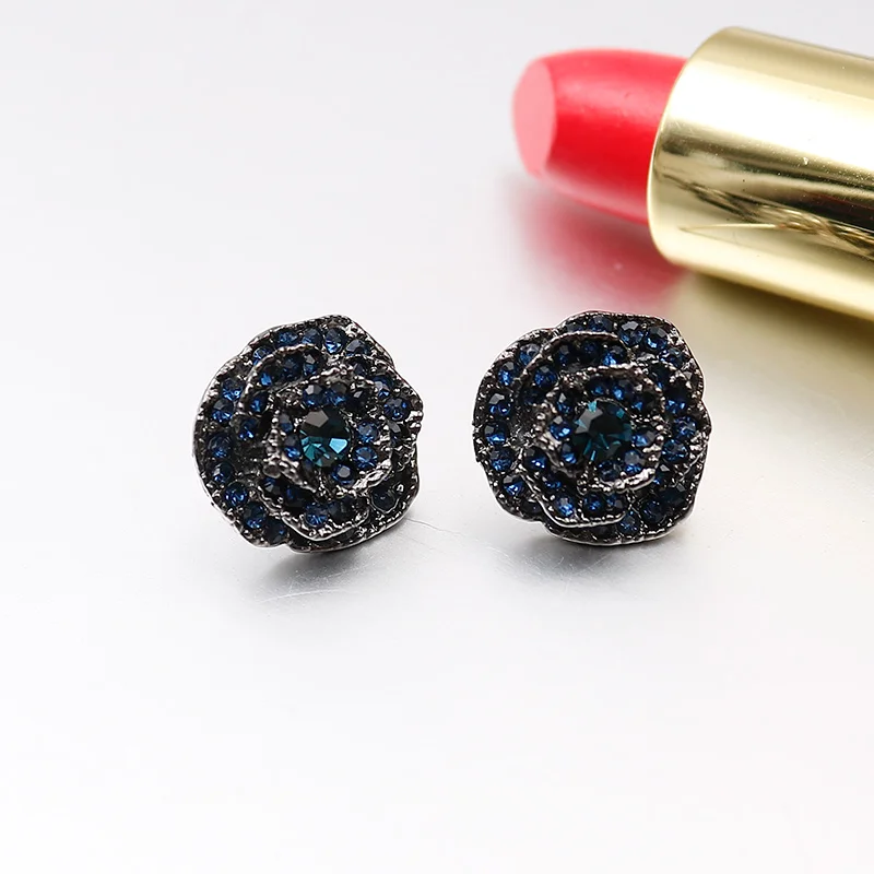 2018 новые корейские стильные украшения для вечерние в стиле ретро с цветами и