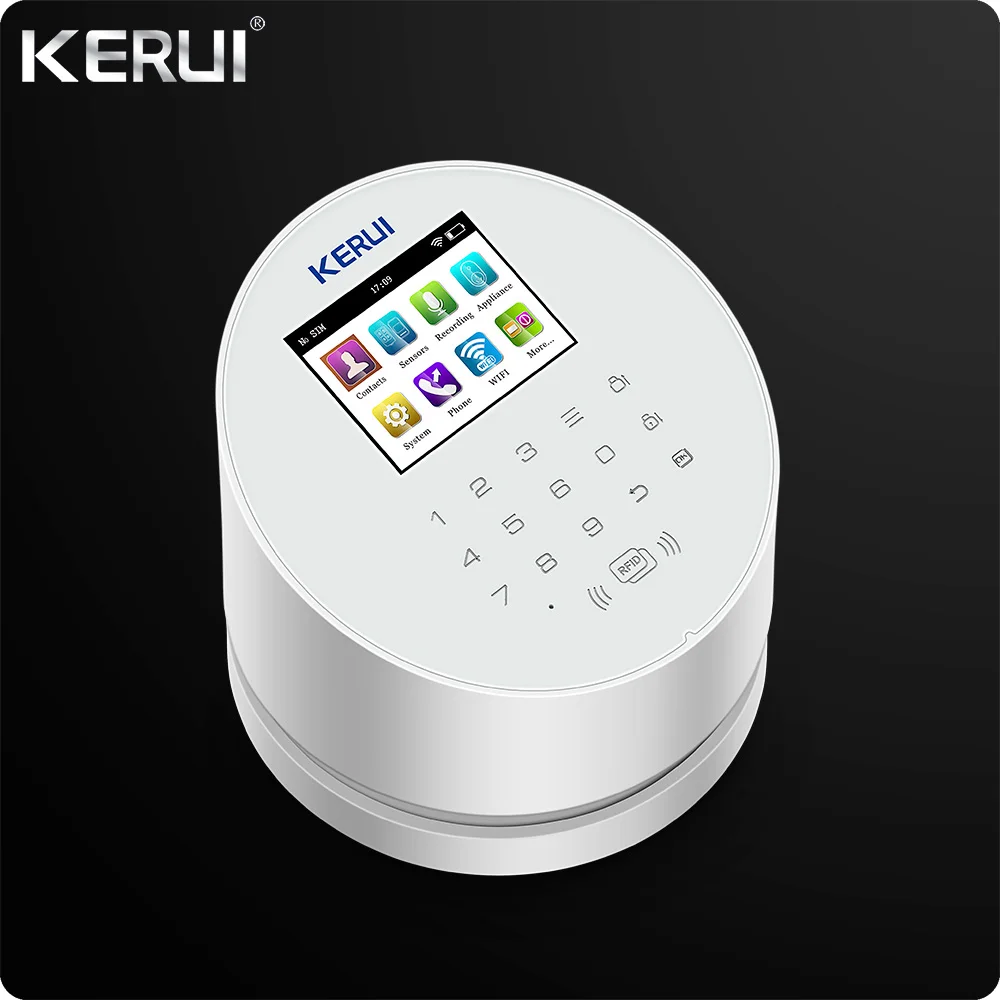 KERUI W2 WiFi GSM PSTN RFID Главная охранной сигнализации Системы цветной TFT ЖК дисплей